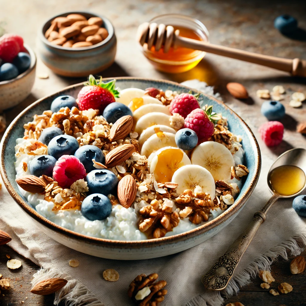  Breakfast Bowl with Granola and Nuts