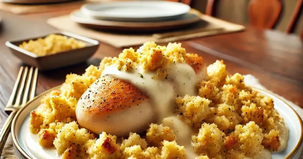  Crock Pot Chicken and Stuffing