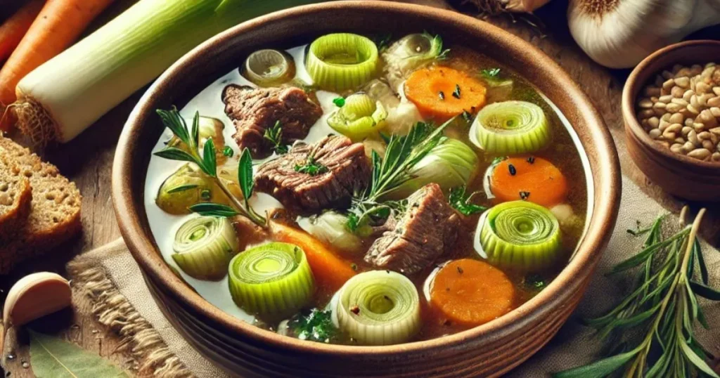 Leek and Beef Soup