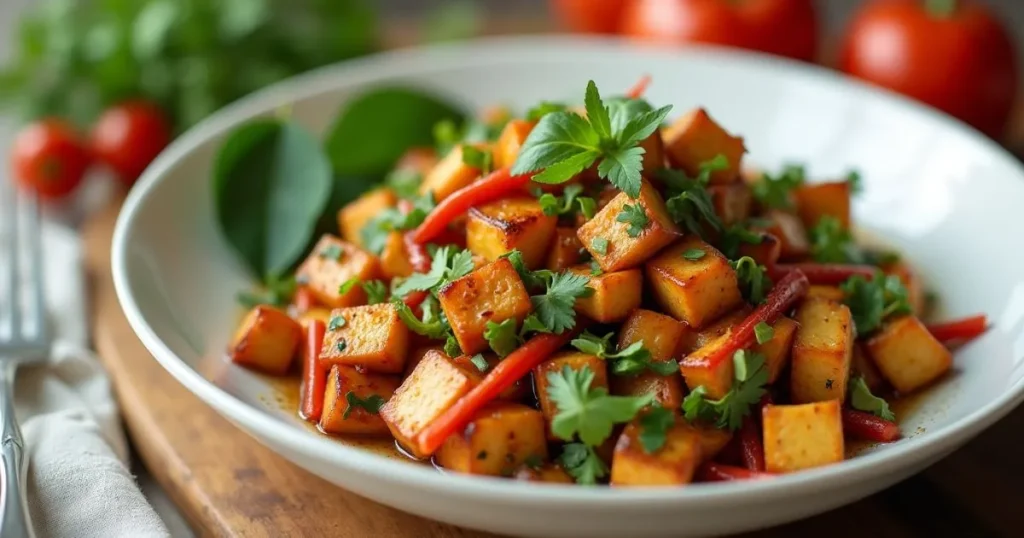 Easy Veggie Stir-Fry with Tofu/easy dinner ideas for picky eaters 