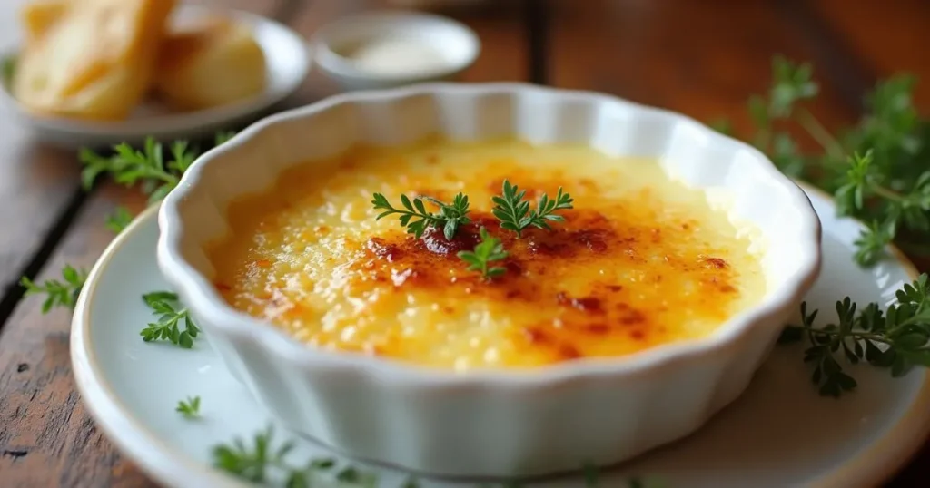 savory crème brûlée