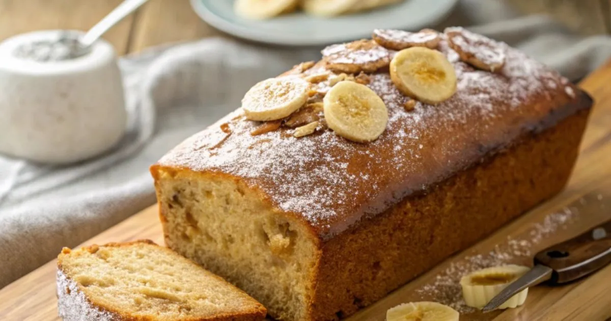 3 ingredient banana bread