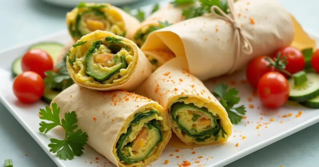 egg scramble recipe wrap