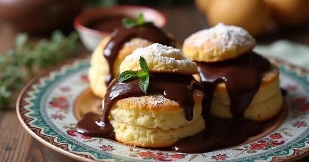 chocolate gravy and biscuits