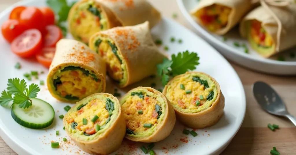 egg scramble recipe wrap