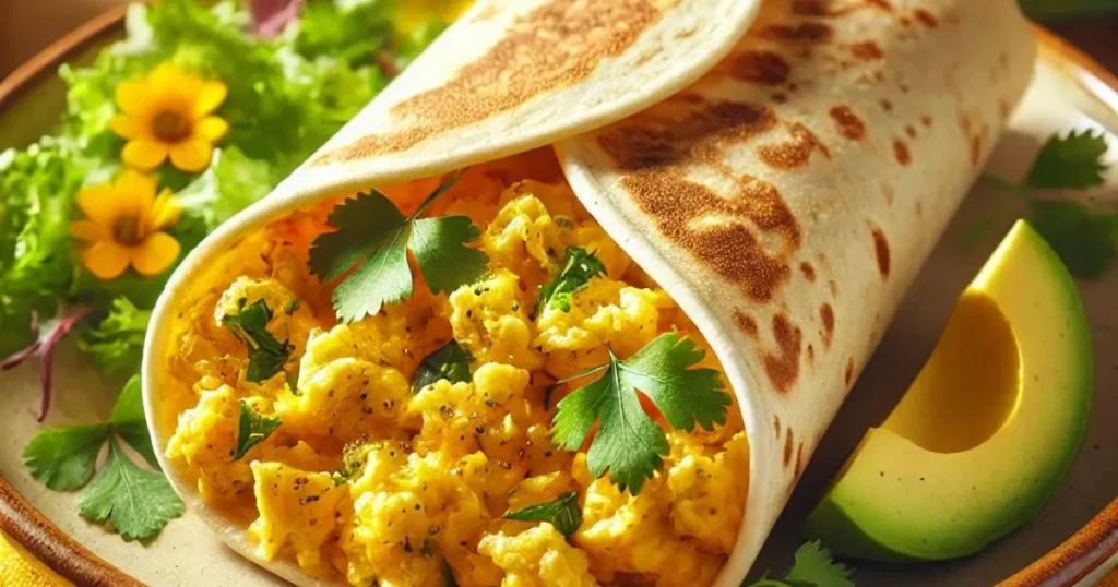 egg scramble recipe wrap